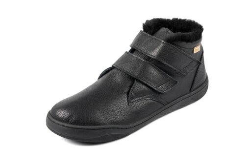 Smart Flex Plus All Black Barefoot Fur boots Duo