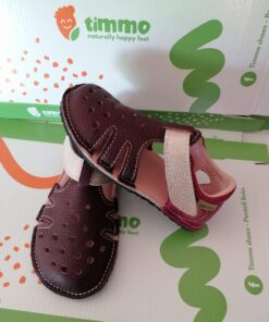 Sandale Barefoot Airy Grena & Fucsia